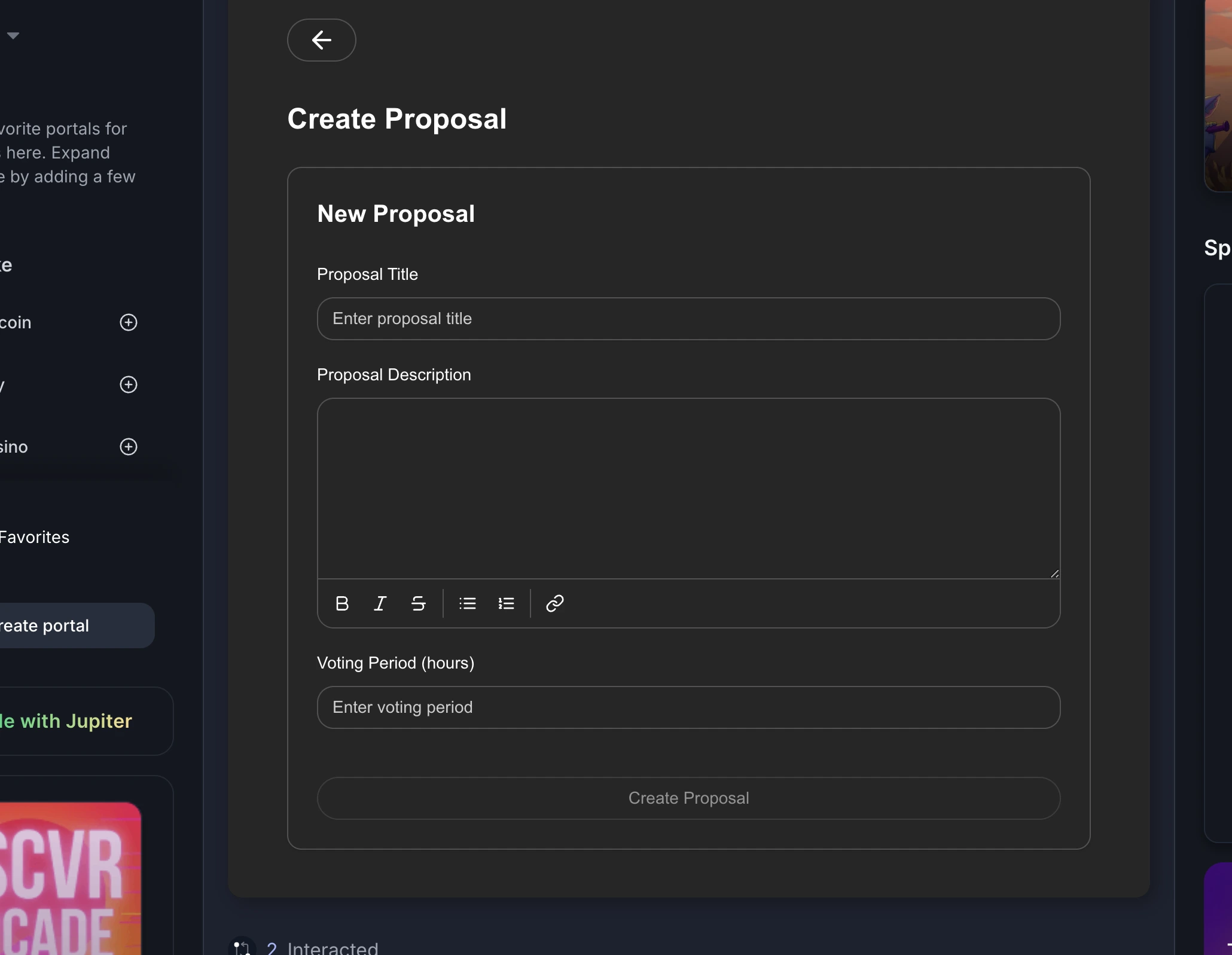 Solana DSCVR One Voting Platform